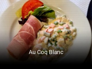 Au Coq Blanc réservation de table