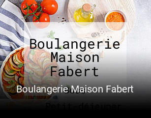 Boulangerie Maison Fabert réservation en ligne