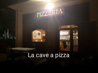La cave a pizza réservation en ligne