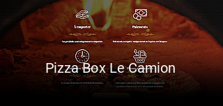 Pizza Box Le Camion réservation en ligne