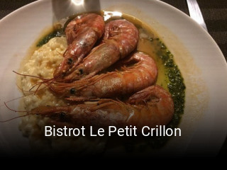 Bistrot Le Petit Crillon réservation de table