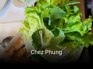 Chez Phung réservation de table