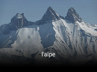 l'alpe réservation en ligne