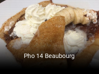 Pho 14 Beaubourg réservation