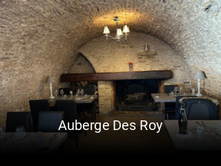 Auberge Des Roy réservation