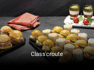 Class'croute réservation de table