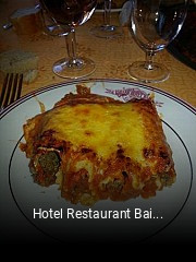 Hotel Restaurant Bain réservation de table