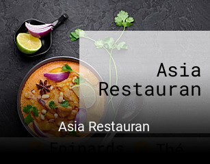 Asia Restauran réservation