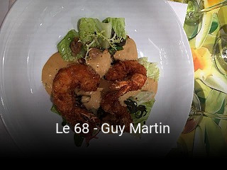 Le 68 - Guy Martin réservation de table