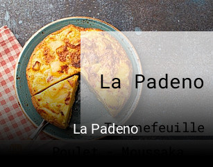 La Padeno réservation