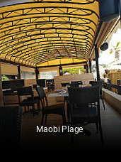 Réserver une table chez Maobi Plage maintenant