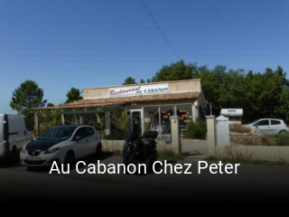 Au Cabanon Chez Peter réservation de table