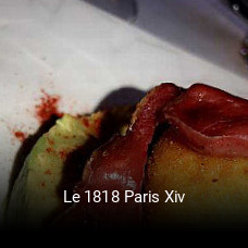 Le 1818 Paris Xiv réservation de table