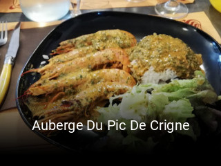 Auberge Du Pic De Crigne réservation de table