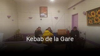 Kebab de la Gare réservation en ligne