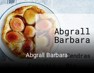 Abgrall Barbara réservation de table