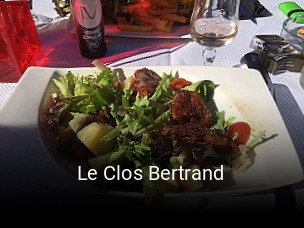 Le Clos Bertrand réservation