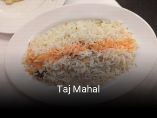 Taj Mahal réservation de table