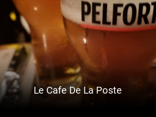 Réserver une table chez Le Cafe De La Poste maintenant