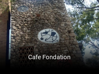 Réserver une table chez Cafe Fondation maintenant