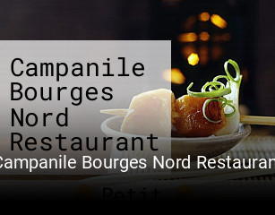 Campanile Bourges Nord Restaurant réservation de table