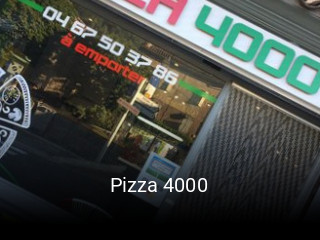 Pizza 4000 réservation en ligne