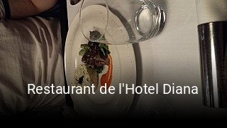 Restaurant de l'Hotel Diana réservation