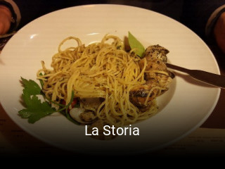 Réserver une table chez La Storia maintenant
