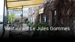 Restaurant Le Jules Gommes réservation