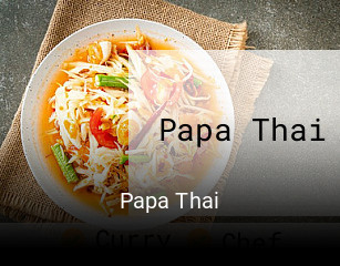 Papa Thai réservation de table