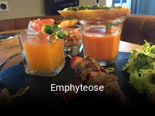 Emphyteose réservation de table