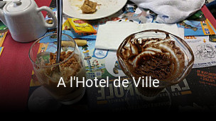 A l'Hotel de Ville réservation de table