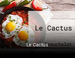 Le Cactus réservation de table