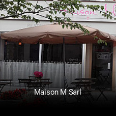 Maison M Sarl réservation