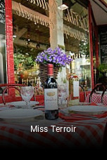 Miss Terroir réservation de table