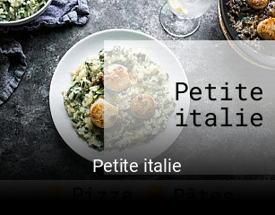 Petite italie réservation en ligne