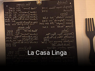 Réserver une table chez La Casa Linga maintenant