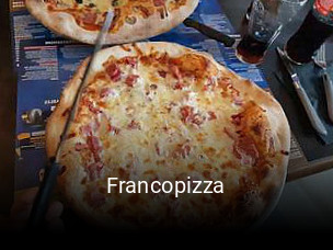 Francopizza réservation de table