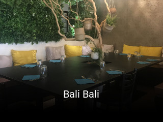 Réserver une table chez Bali Bali maintenant