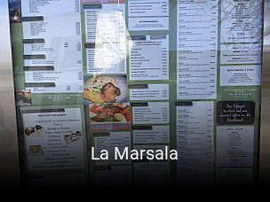 La Marsala réservation de table