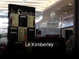 Le Kimberley réservation de table