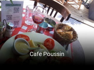 Cafe Poussin réservation de table