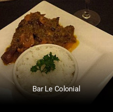 Bar Le Colonial réservation de table