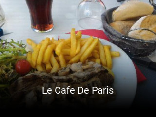 Le Cafe De Paris réservation