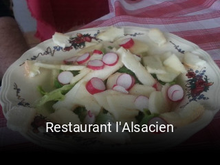 Restaurant l'Alsacien réservation en ligne