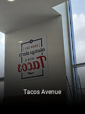 Tacos Avenue réservation de table