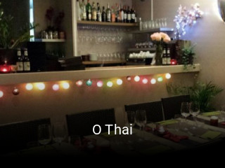 Réserver une table chez O Thai maintenant