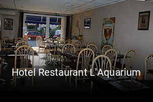 Hotel Restaurant L'Aquarium réservation de table