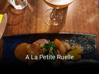 A La Petite Ruelle réservation de table