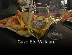 Cave Ets Vallauri réservation en ligne